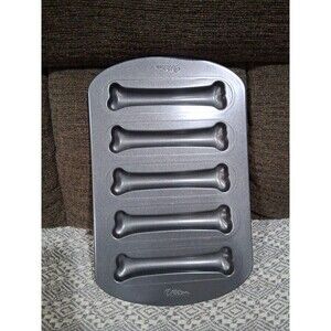 Wilton Halloween Dog Bones Biscuits Baking Pan Mold Single